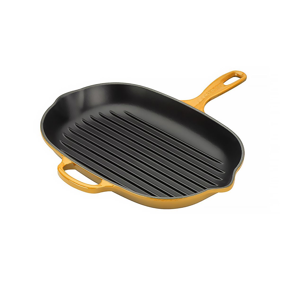 LeCreuset Сковорода-гриль овал 32см оранжевая