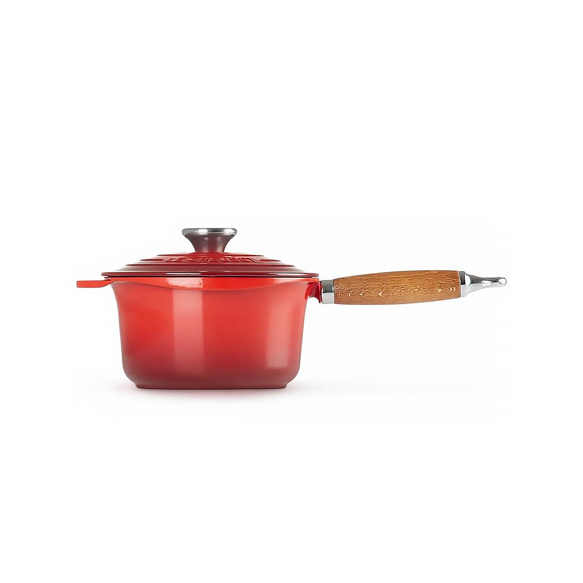 LeCreuset Ковш с крышкой 18см 1,8л вишневый