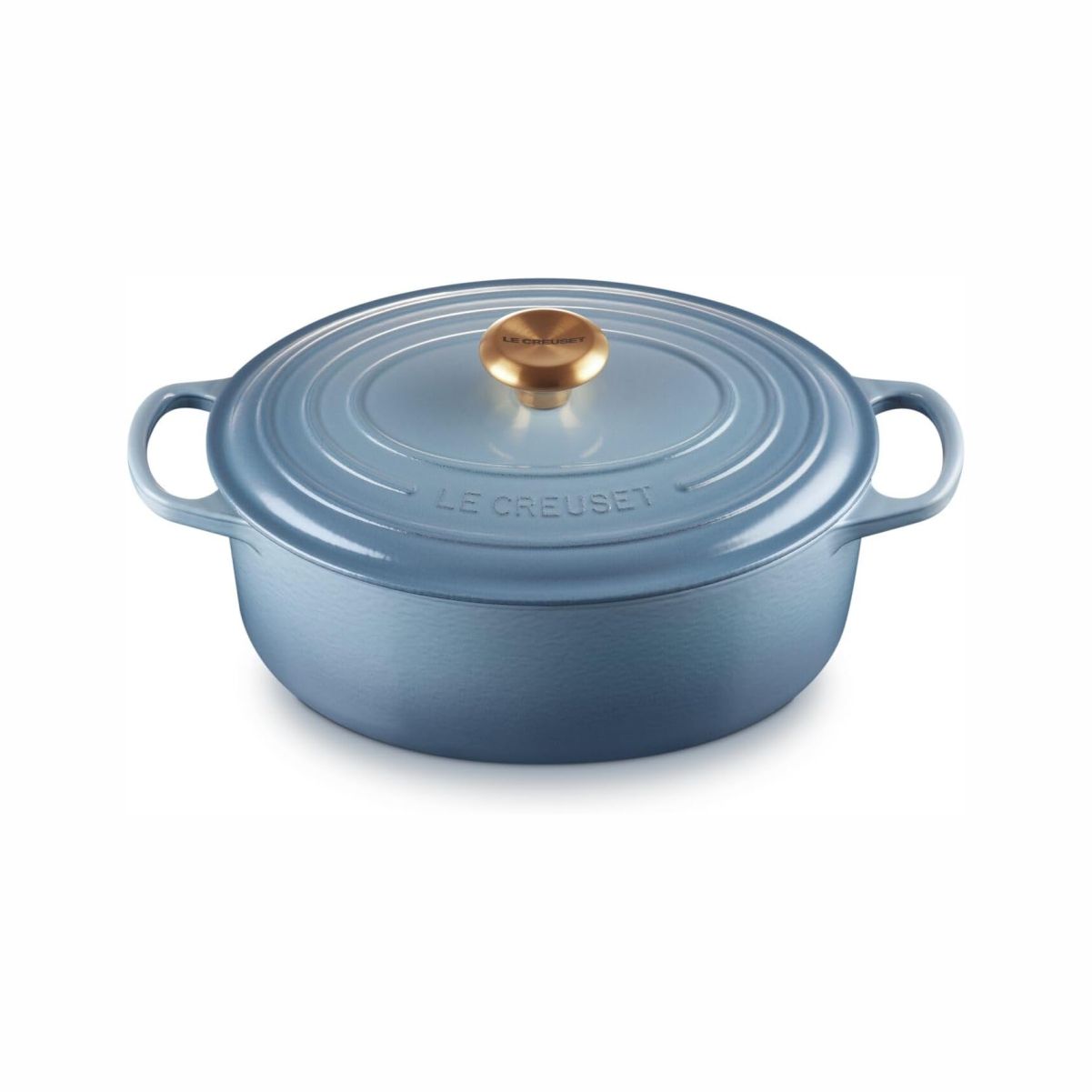 LeCreuset Кастрюля овальная 29см 4,7л Chambray