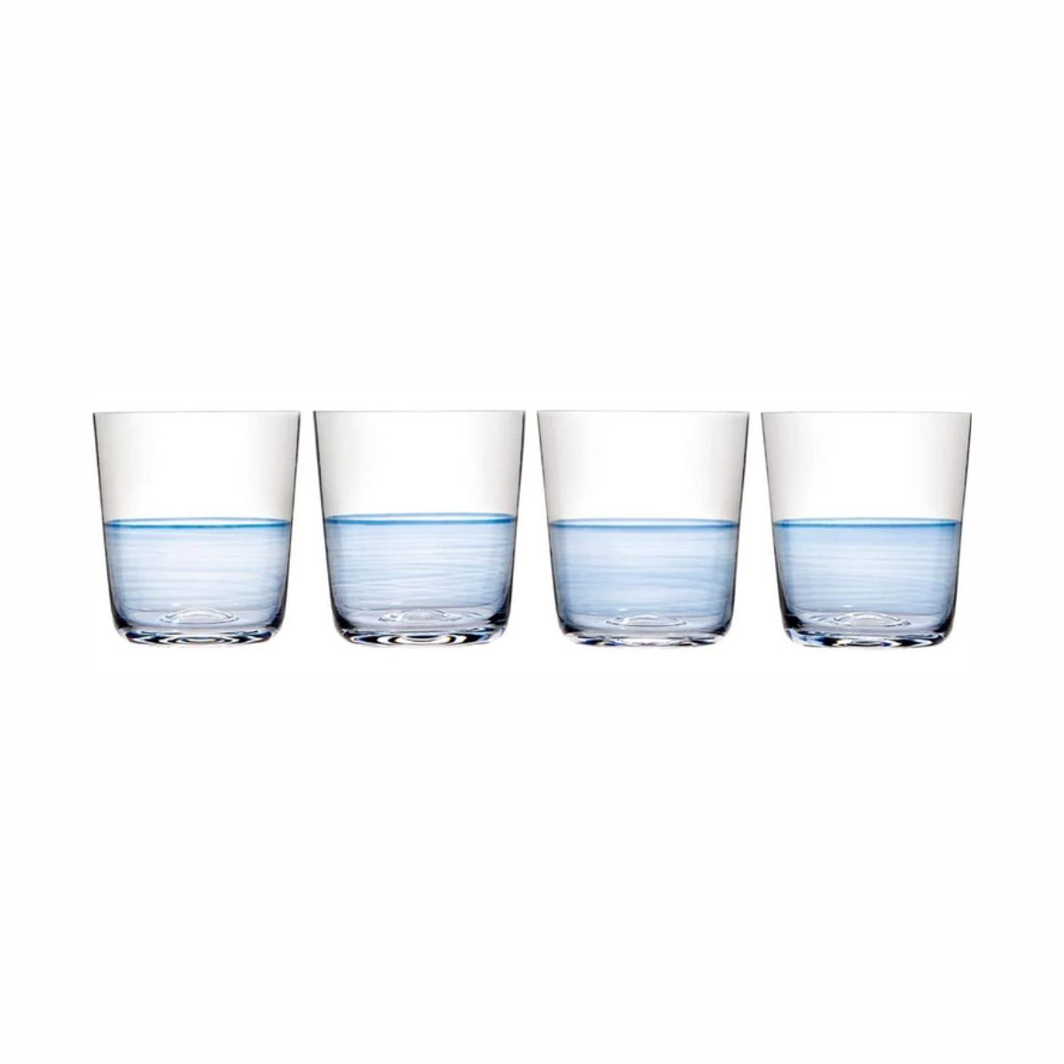 RD 1815 Blue GLASS Набор 4 стакана 350мл