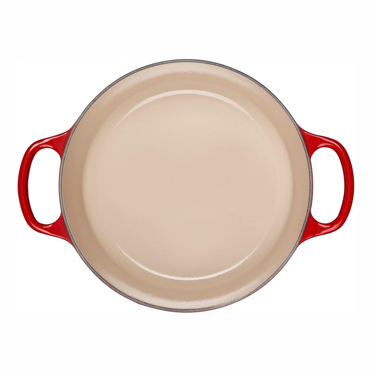LeCreuset Кастрюля 22л вишневый