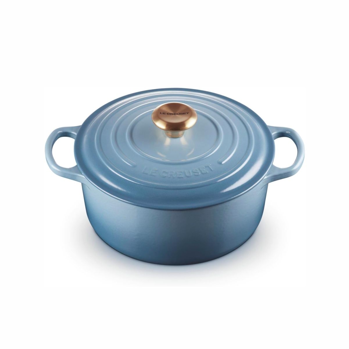 LeCreuset Кастрюля круглая 24см 4,2л Chambray