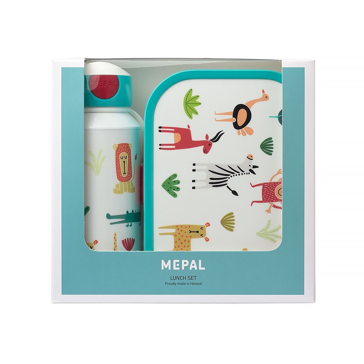 Mepal Campus Бутылка и ланч-бокс animal friends 