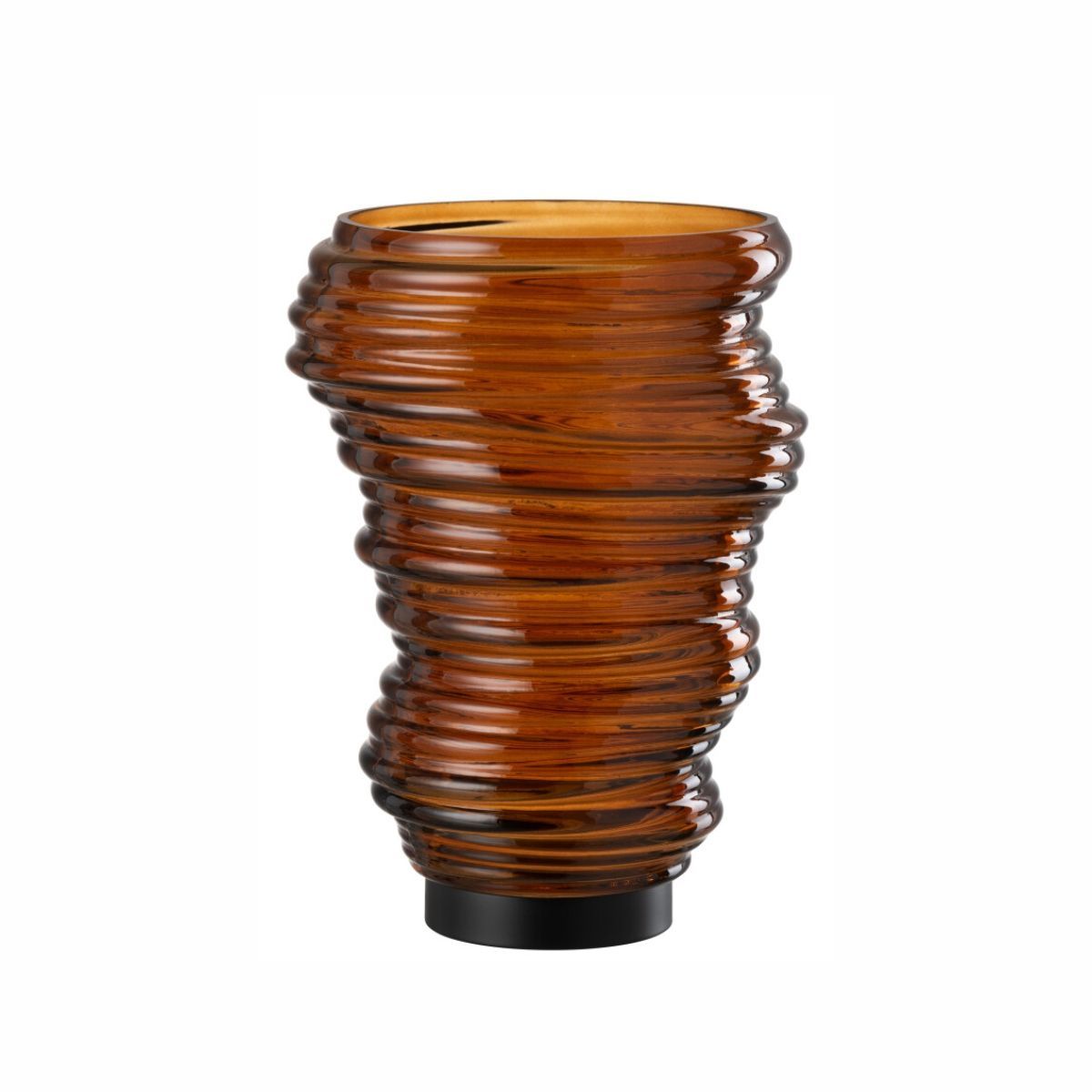 J-Linе Ваза Tornado 20x20x27,5cm стекло 48700