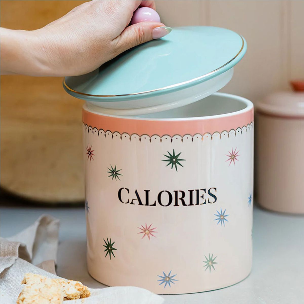 CB Yvonne Ellen Банка для печенья 18x23см, Calories YEBISCJARCAL