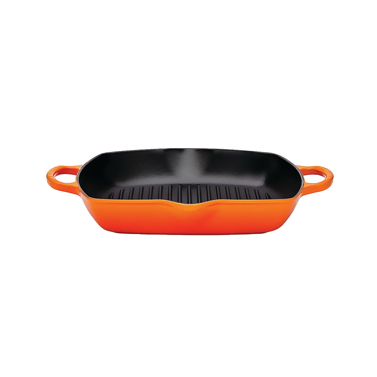 LeCreuset Сотейник-гриль 39х35см оранжевый