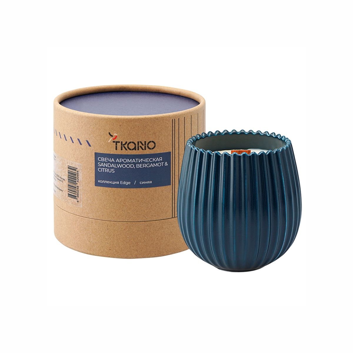Tkano Свеча Edge Sandalwood/Bergamot&Citrus