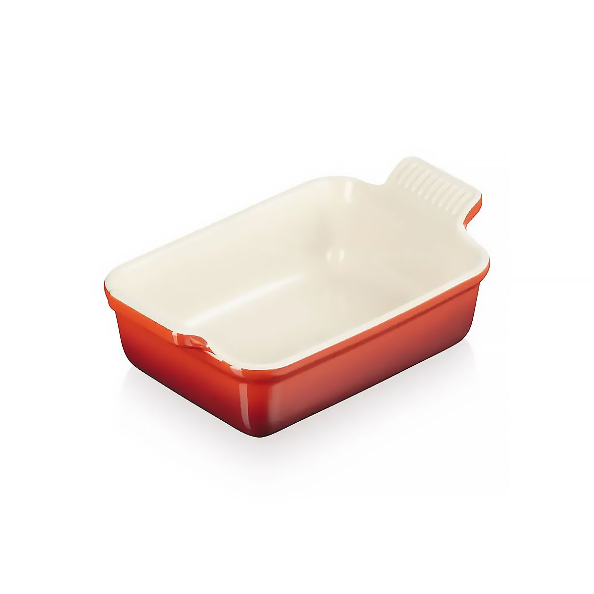 LeCreuset Блюдо Heritage прямоугольное 19х14см вишневое
