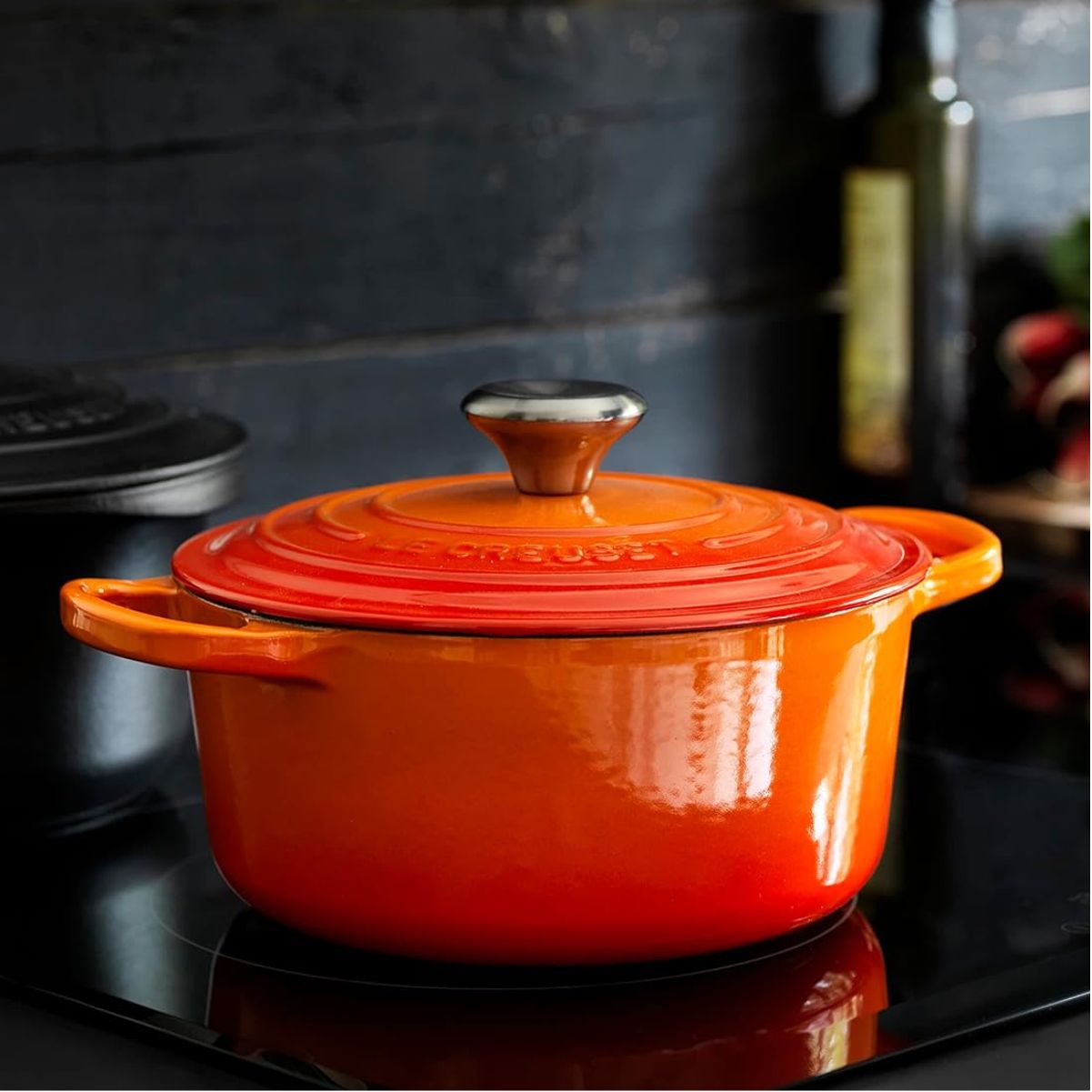 LeCreuset Кастрюля круглая S 22см, 3.3 л оранжевый
