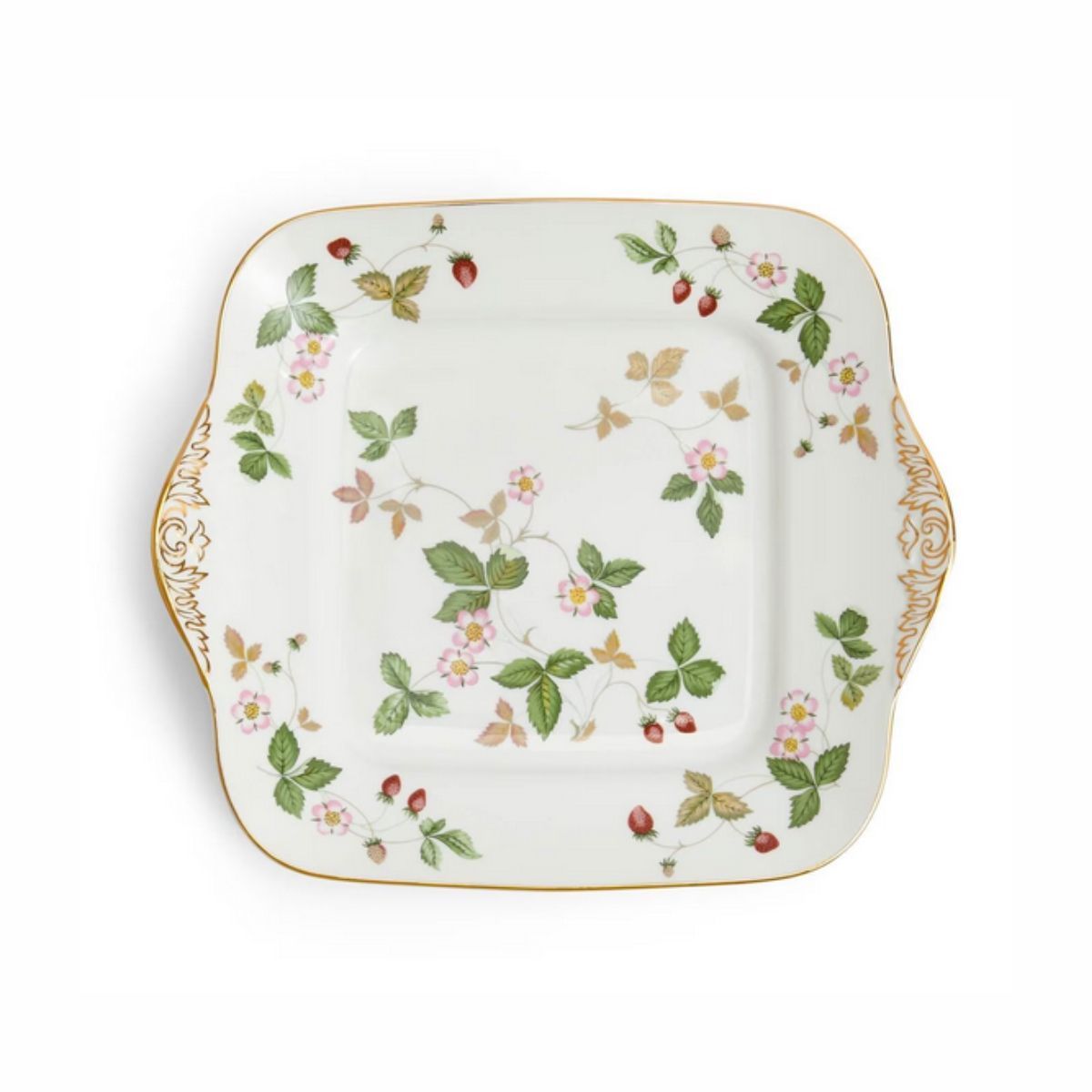 WW WILD STRAWBERRY Блюдо для десерта квадратное 27см