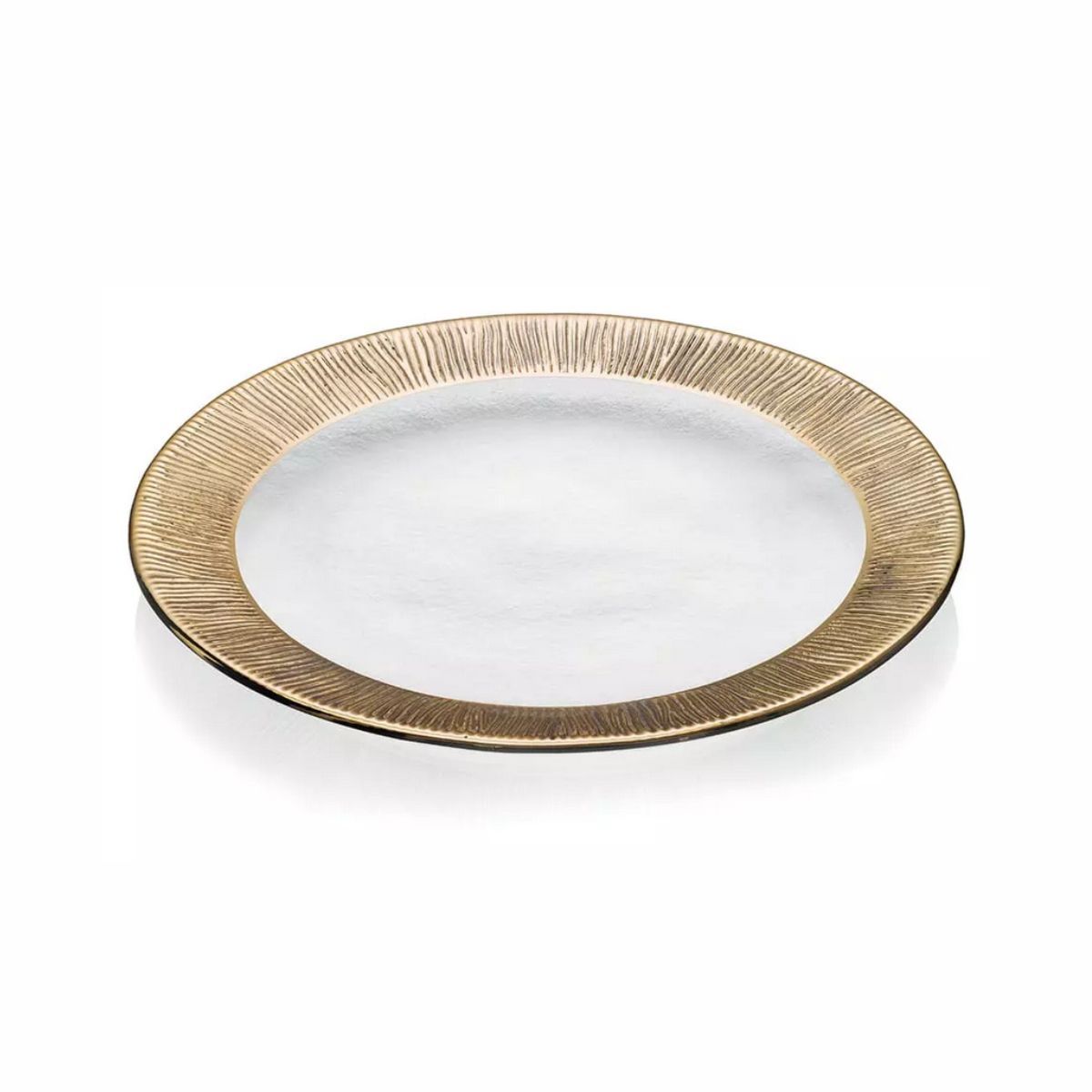 IVV Dinner in Jeddah Блюдо 34см стекло золото 8496.1