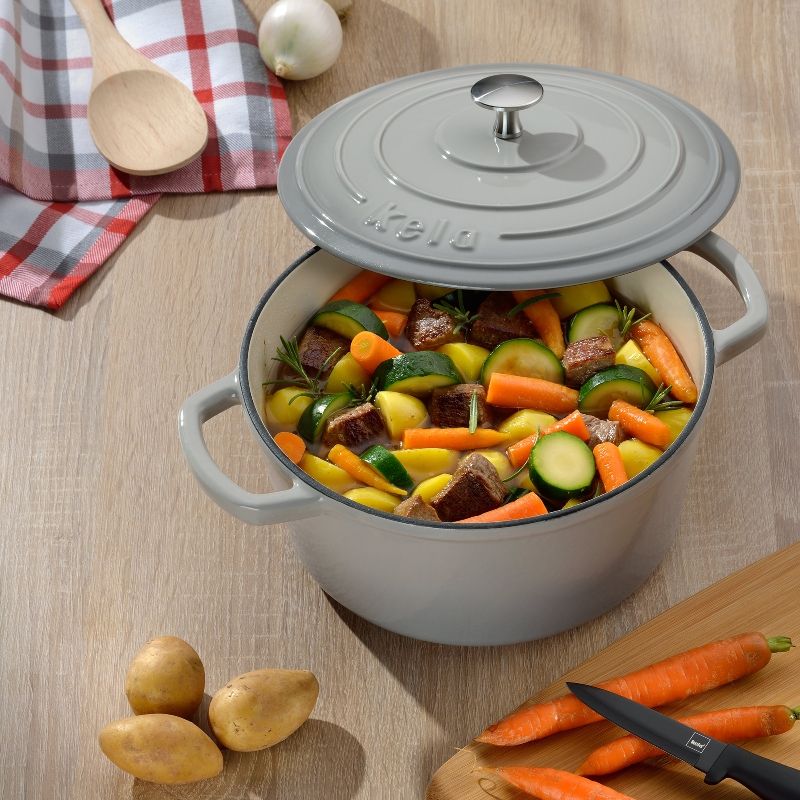 Kela Кастрюля Calido серый 3,8л 