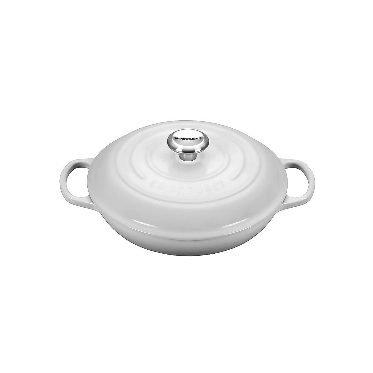 LeCreuset Кастрюля низкая 26см 2,2л меренга