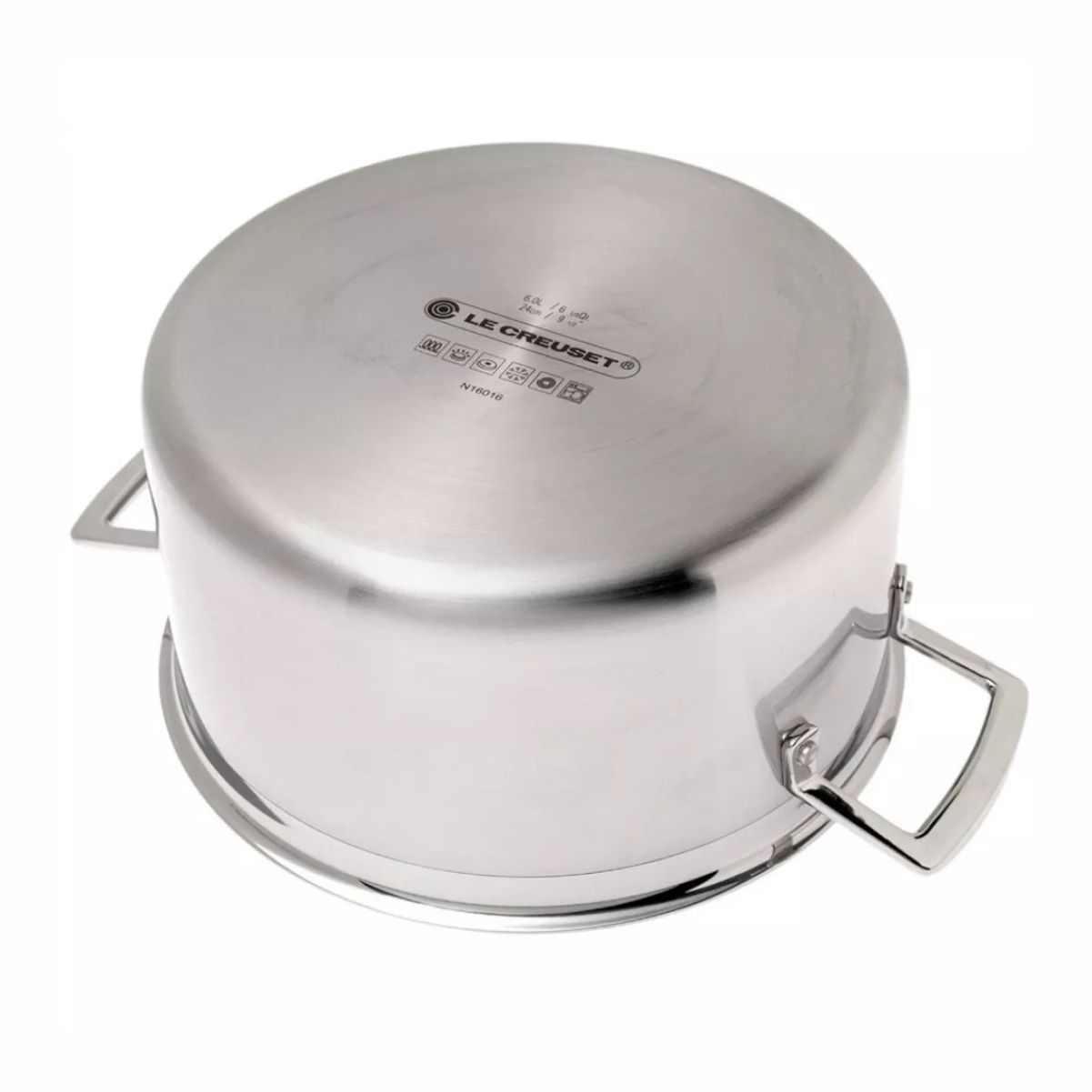 LeCreuset Кастрюля с крышкой 24х13,3см металл