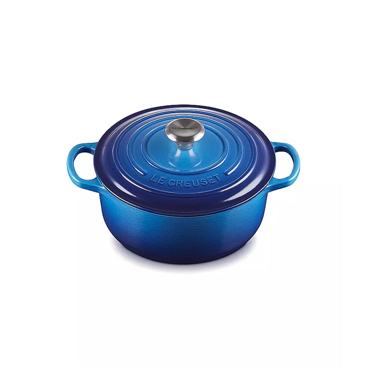 LeCreuset Кастрюля круглая 20см 2,4л AZURE