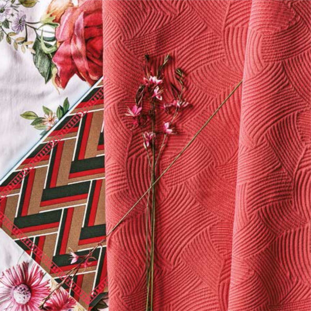 FZ Покрывало SPRINGTIME CORALLO 270x270см