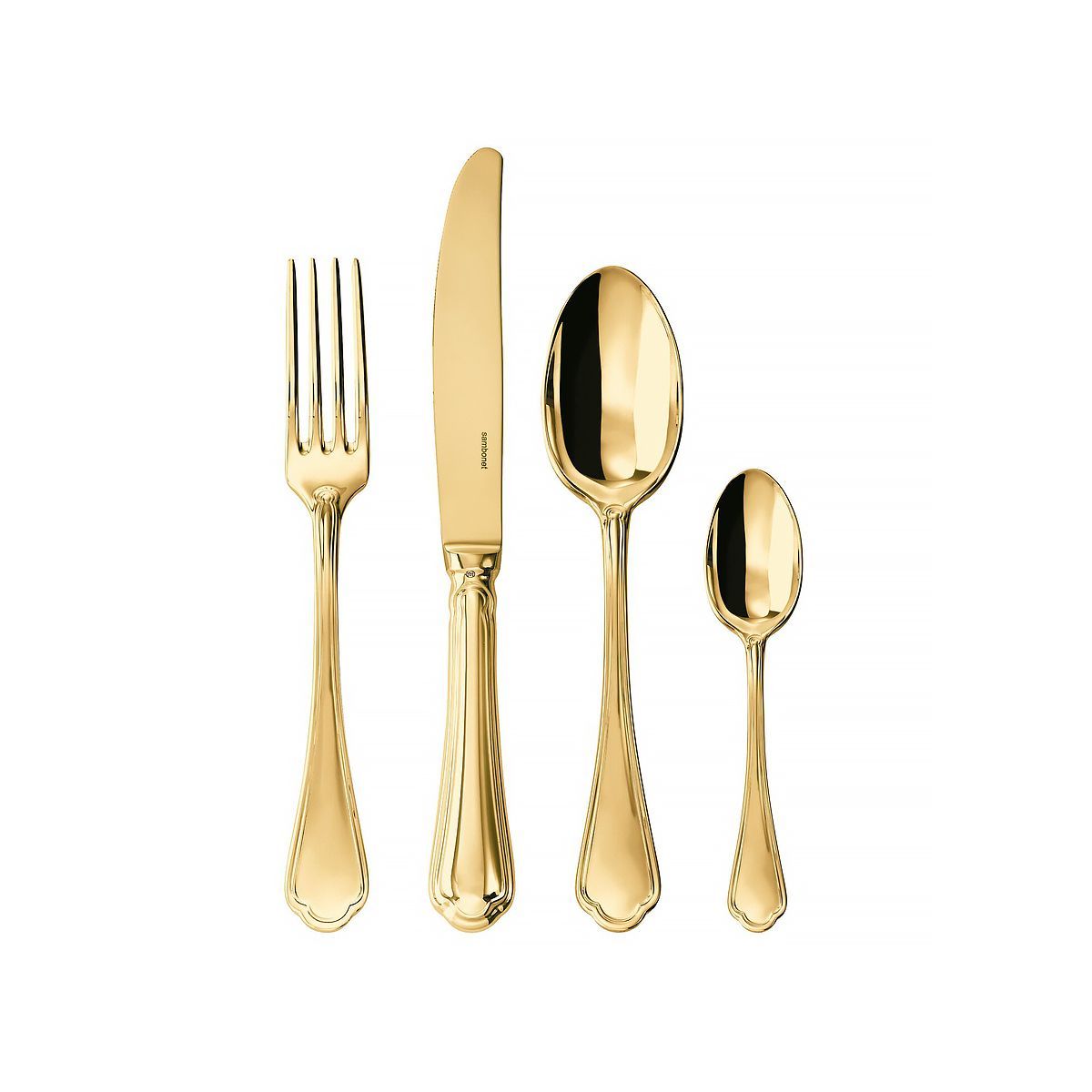 SM Набор столовых приборов Filet Toiras 24пр золотой