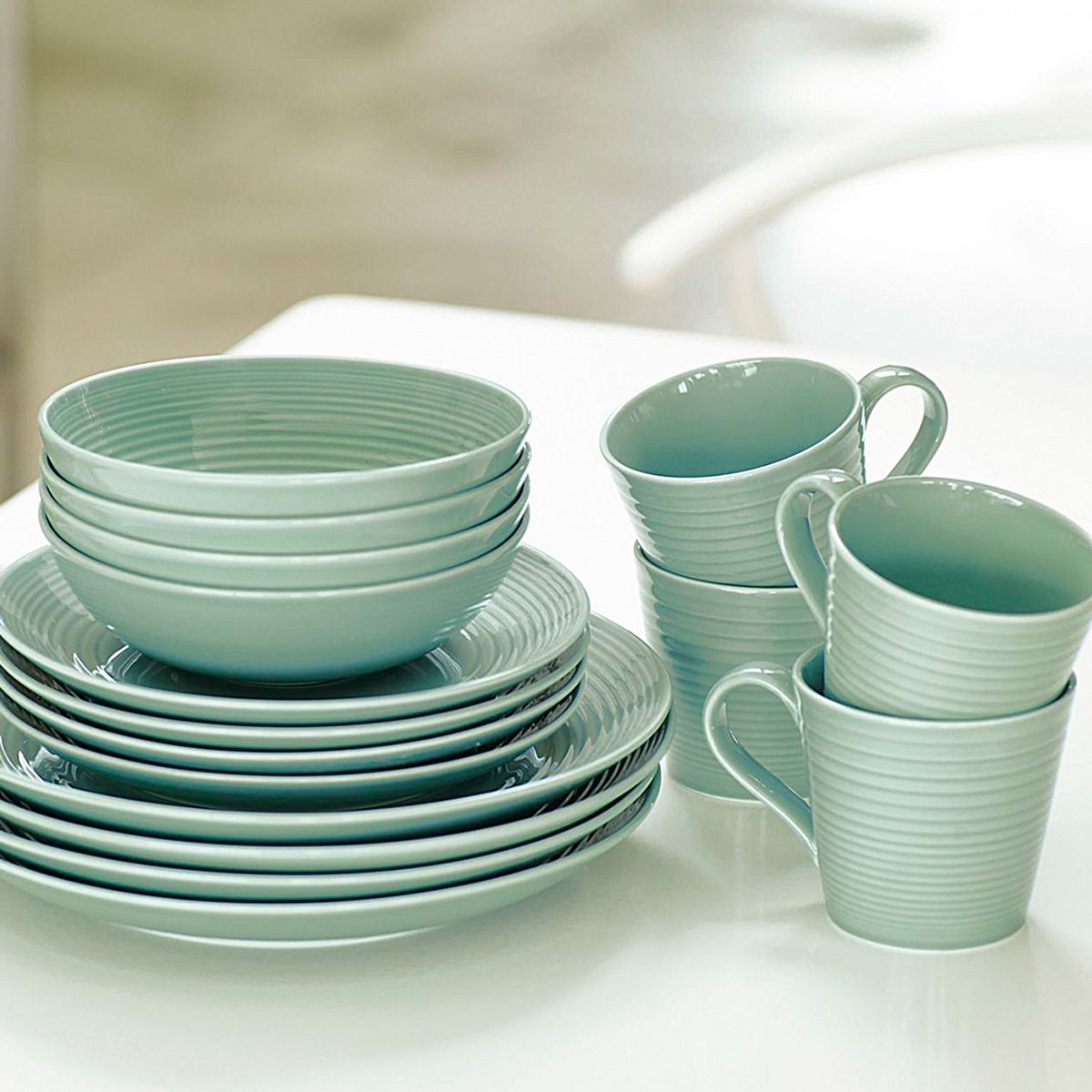 RD MAZE TEAL Тарелка 22см