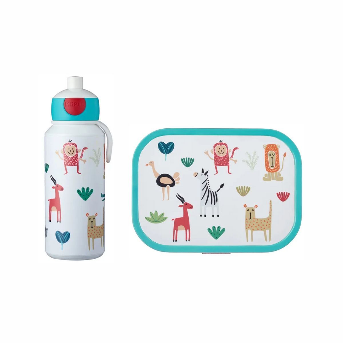 Mepal Campus Бутылка и ланч-бокс animal friends 
