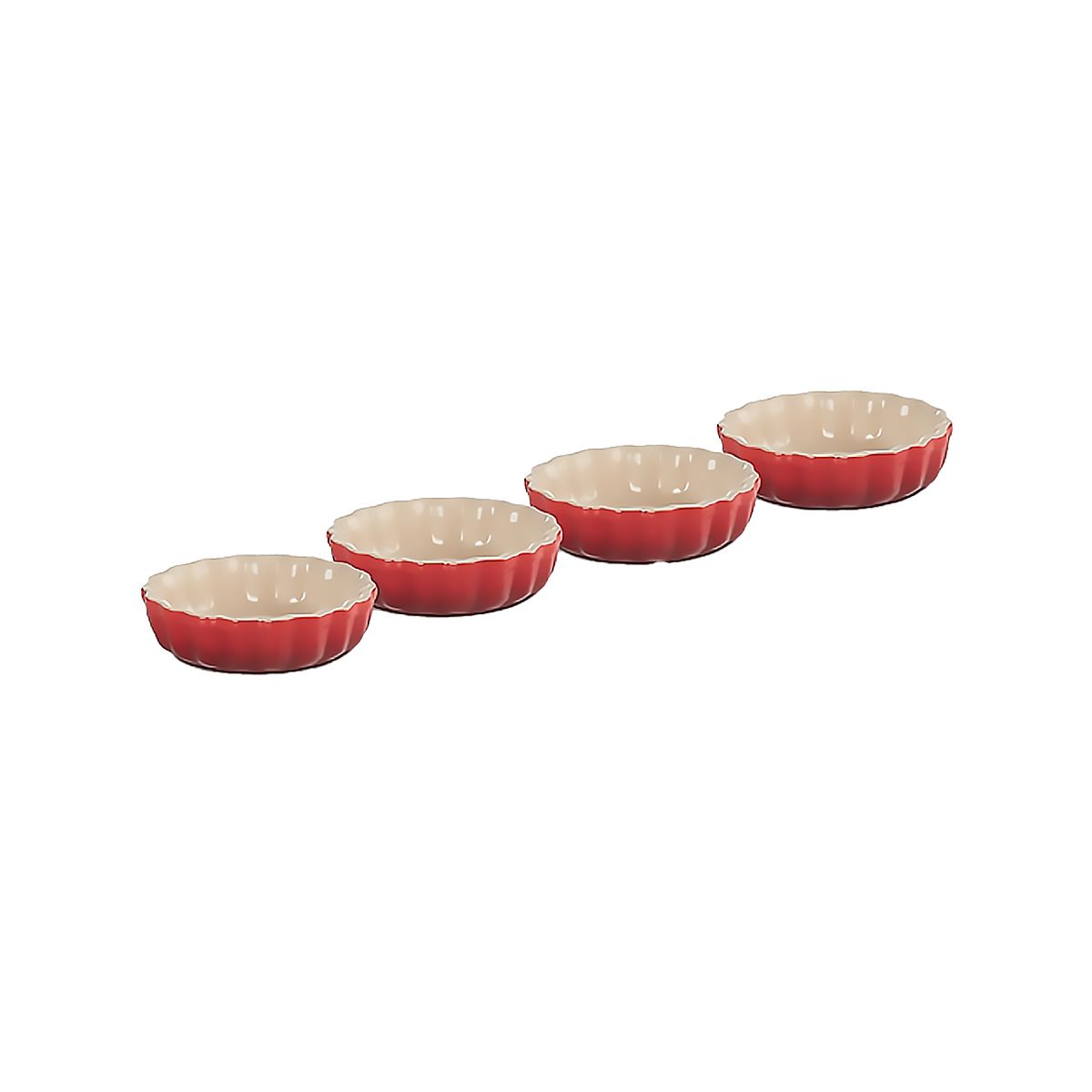 LeCreuset Набор форм для запекания 4шт 11см