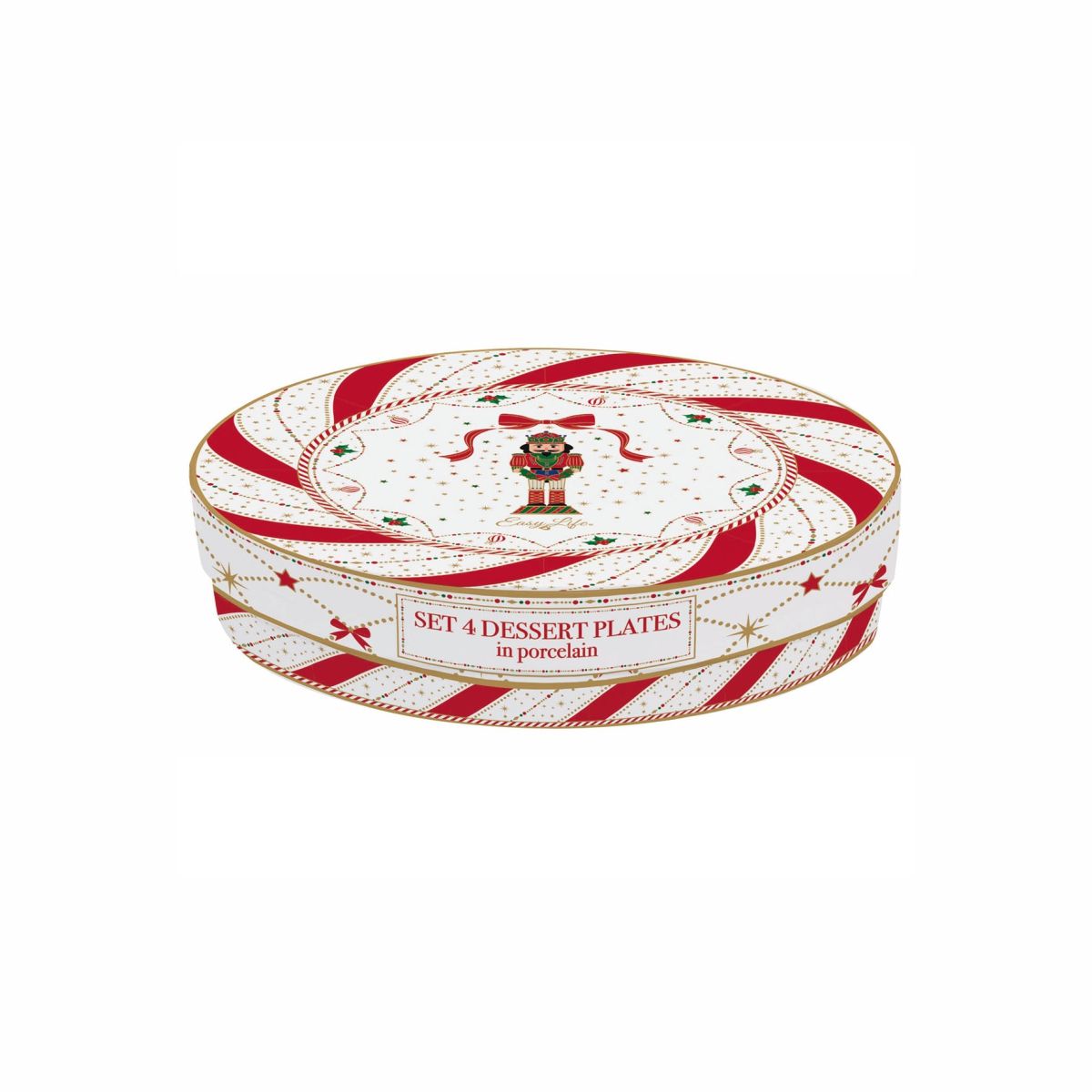 EL Nutcracker Twist Набор 4 тарелки 19см