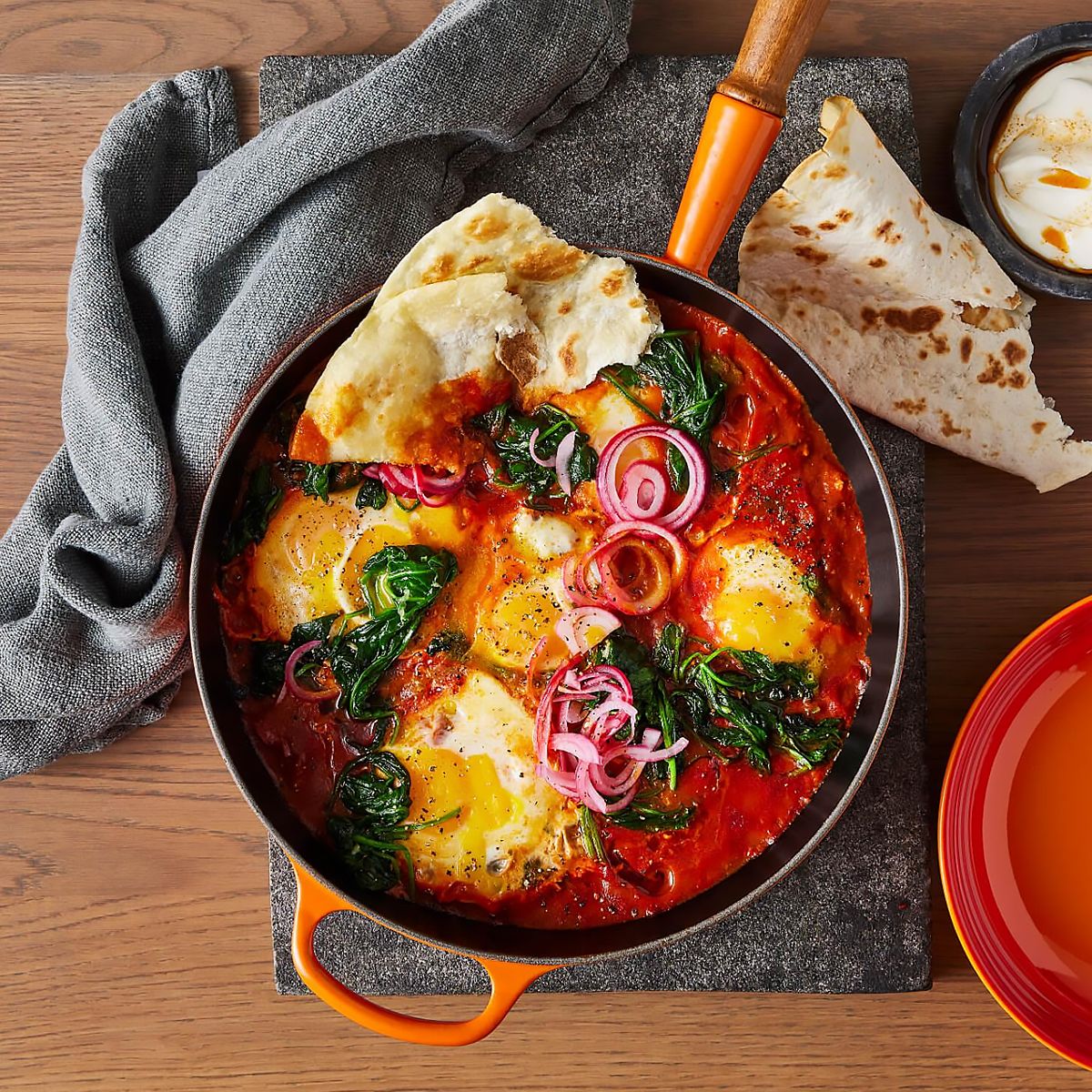 LeCreuset Сковорода 28см SIGNATURE оранжевая
