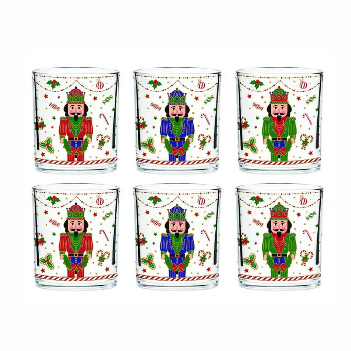 EL Nutcracker Twist Набор 6 стаканов 250мл