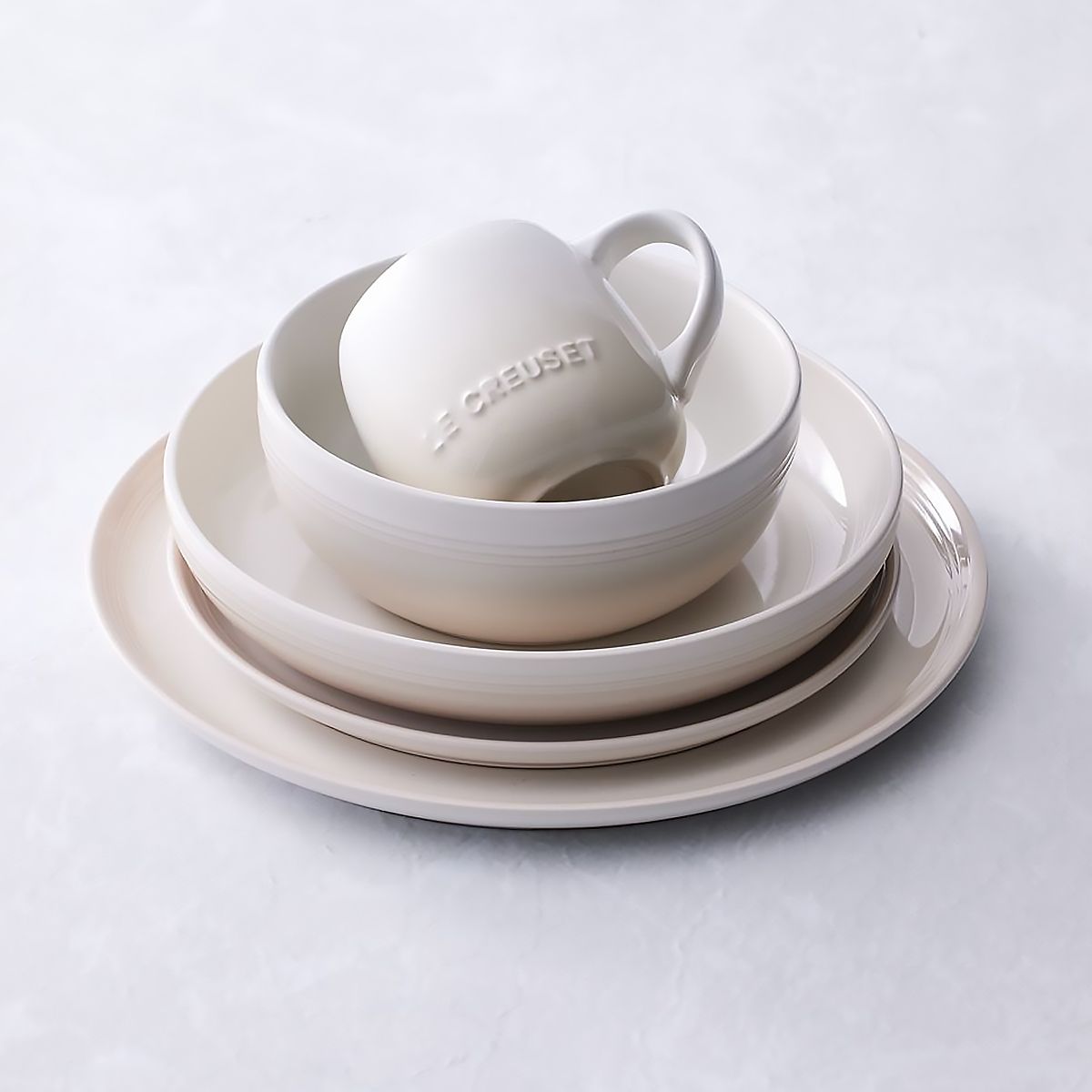LeCreuset Кружка 320мл Coupe керамика MERINGUE