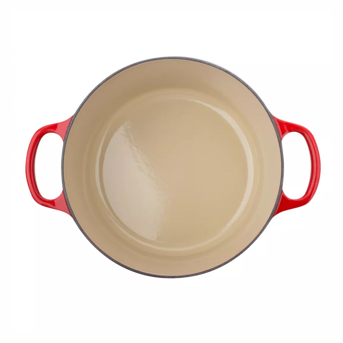 LeCreuset Кастрюля круглая 24см 4,2л  вишневая