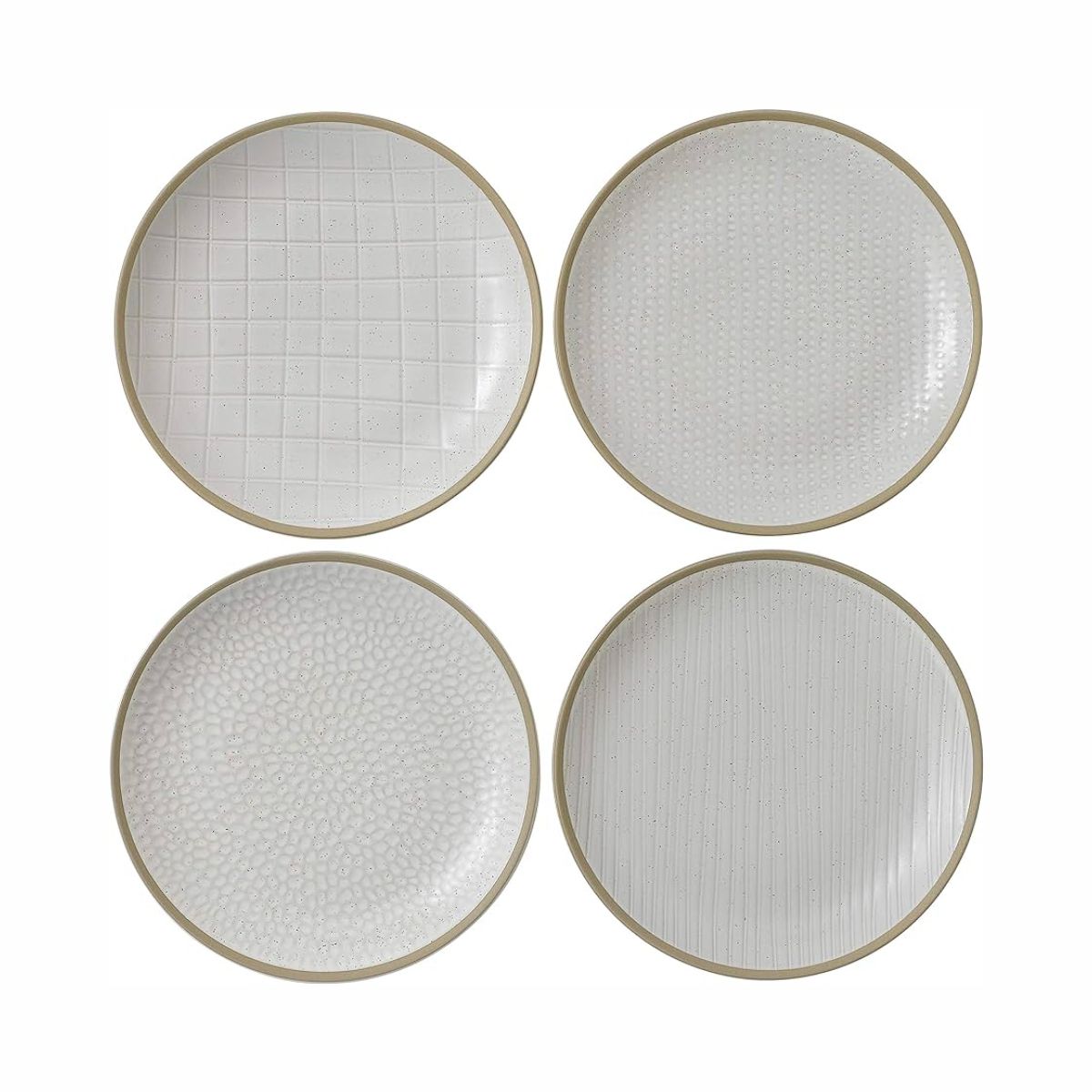 RD MAZE GRILL Набор 4 тарелки 22см White
