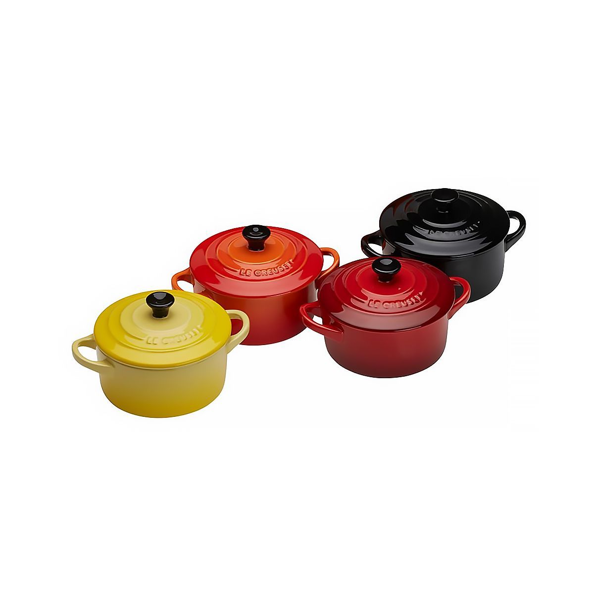 LeCreuset Набор кокотниц 4шт мультиколор