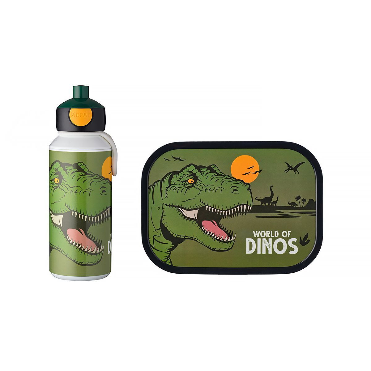 Mepal Campus Бутылка и ланч-бокс dino 