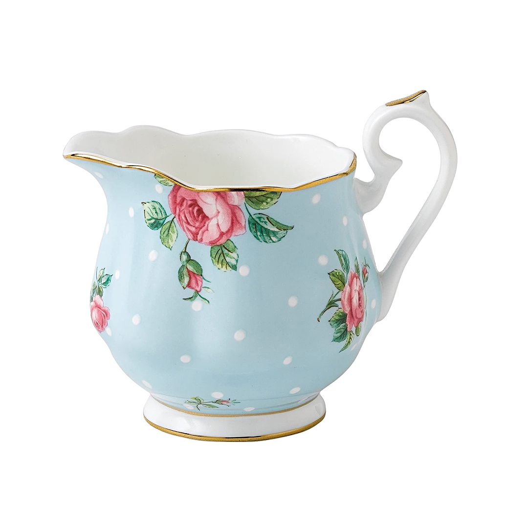 RA Polka Blue Молочник Vintage