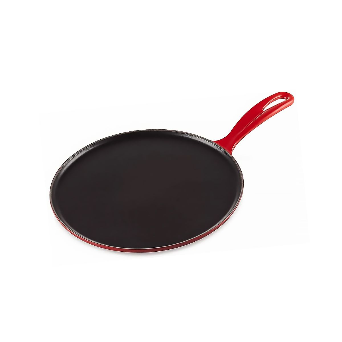 LeCreuset Сковорода блинная 27см вишневая