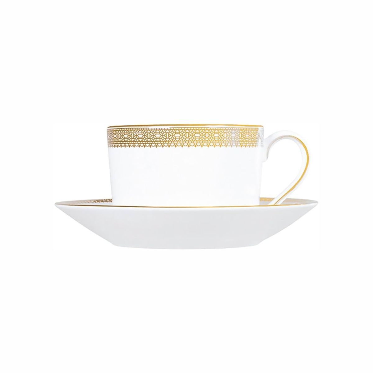 WW VERA WANG LACE GOLD Чашка + блюдце