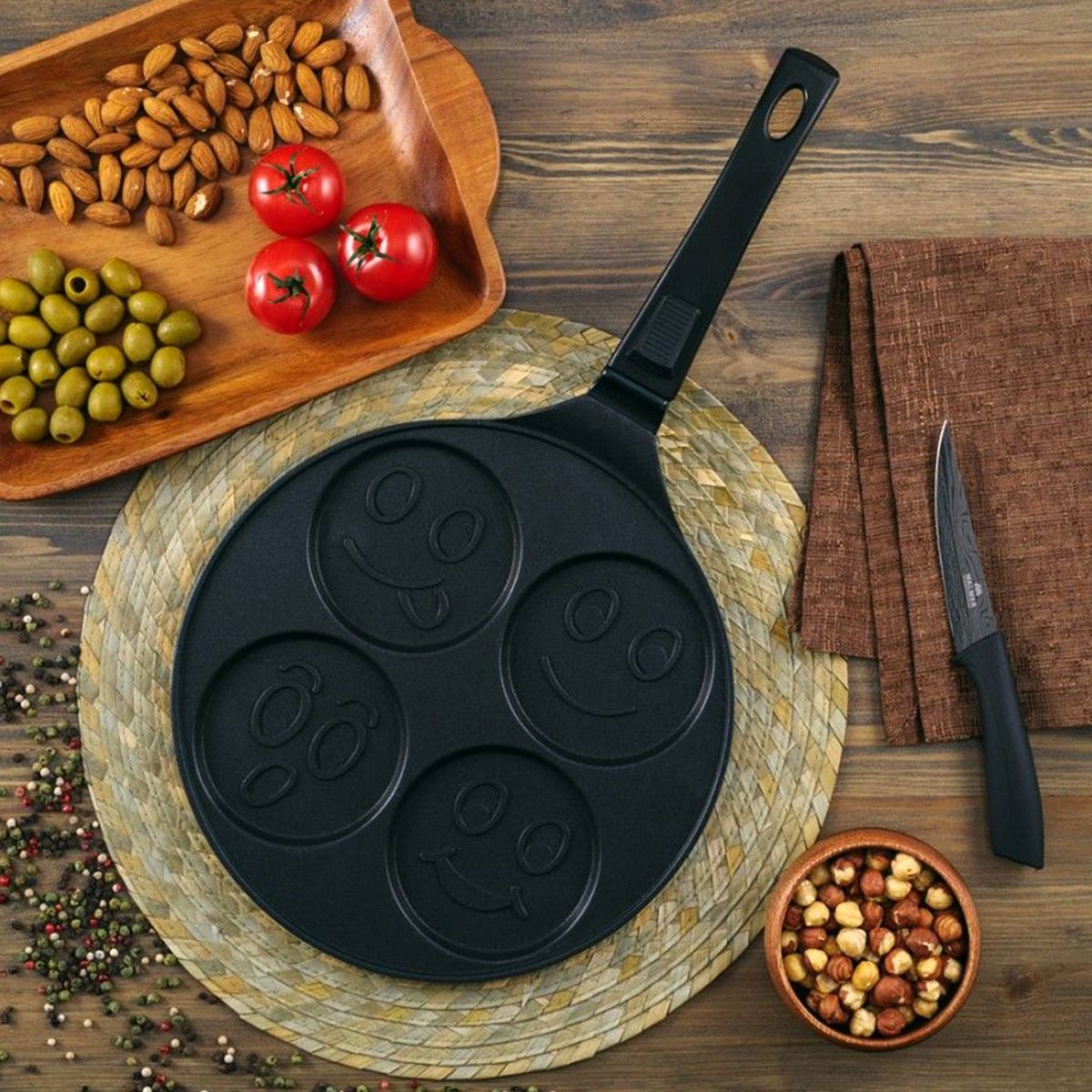 Walmer Сковорода для оладий Emoji 26 см