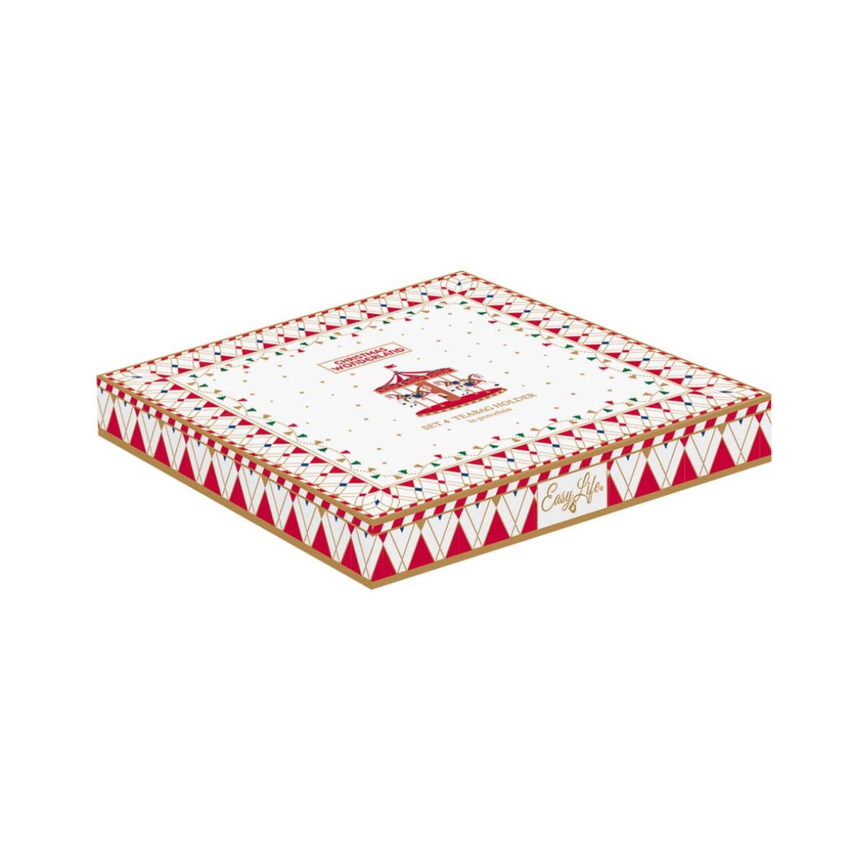 EL Christmas Wond Набор 4 подставки д/пакетика 10,5см