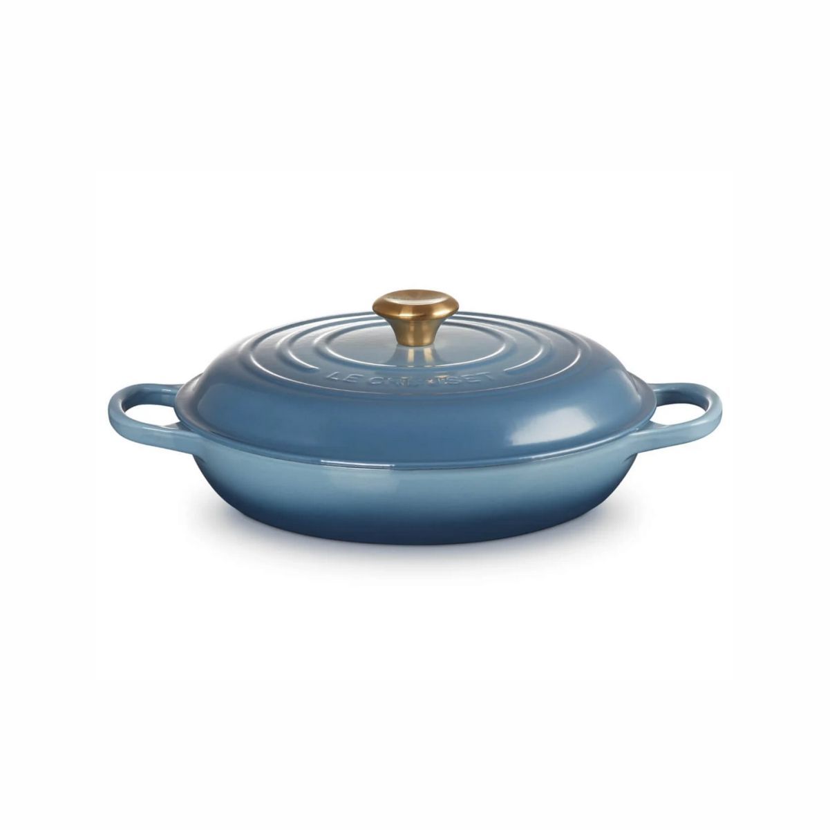 LeCreuset Кастрюля низкая 30см 3,5л Chambray