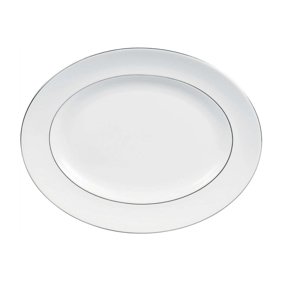 WW VERA WANG BLANC SUR BLANC  Блюдо oвальное 38,5см