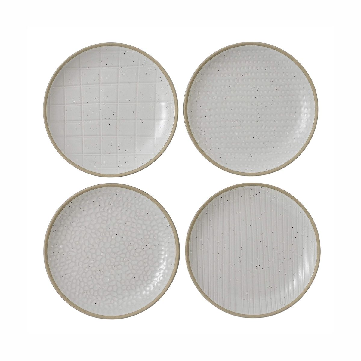 RD MAZE GRILL Набор 4 тарелки 16см White