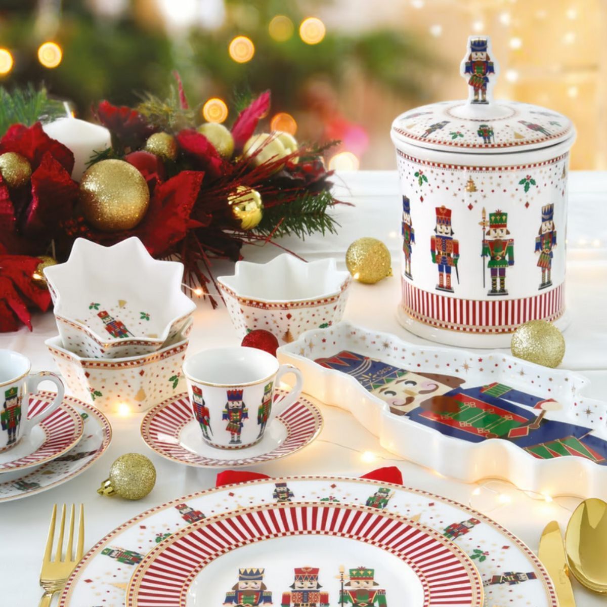 EL Nutcracker Classic Набор 2 кофейные чашки с блюдцем 80мл