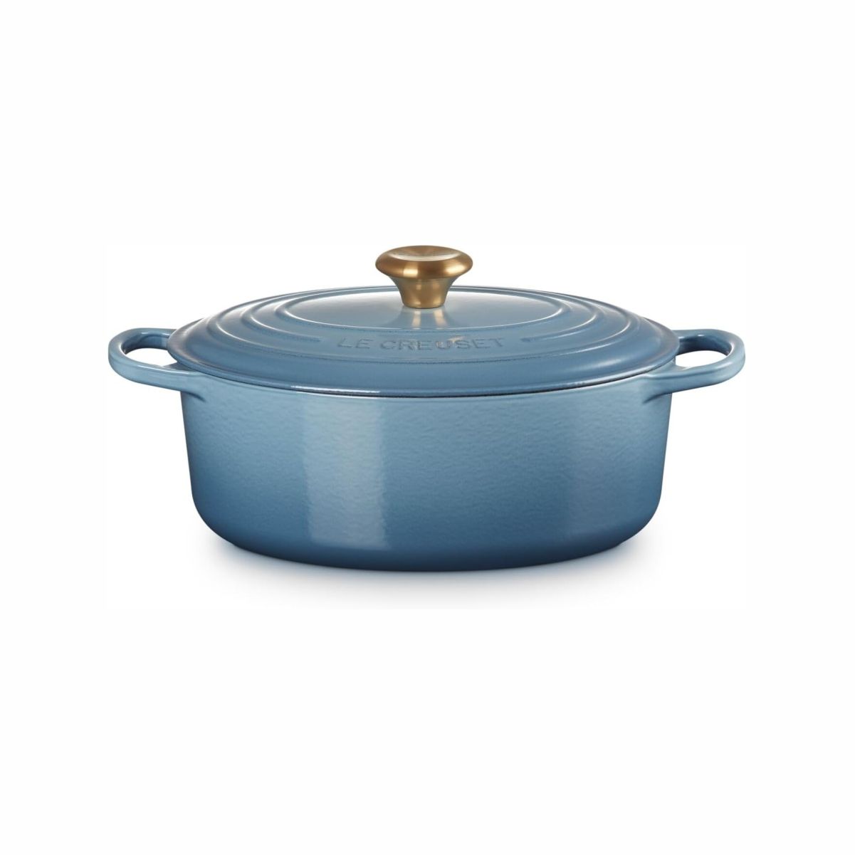 LeCreuset Кастрюля овальная 29см 4,7л Chambray