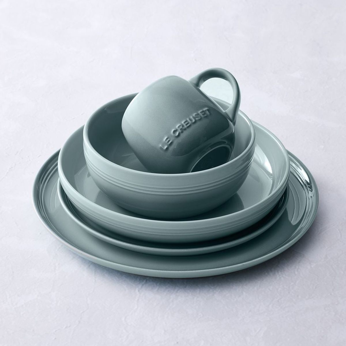 LeCreuset Кружка 320мл Coupe керамика SEA SALT