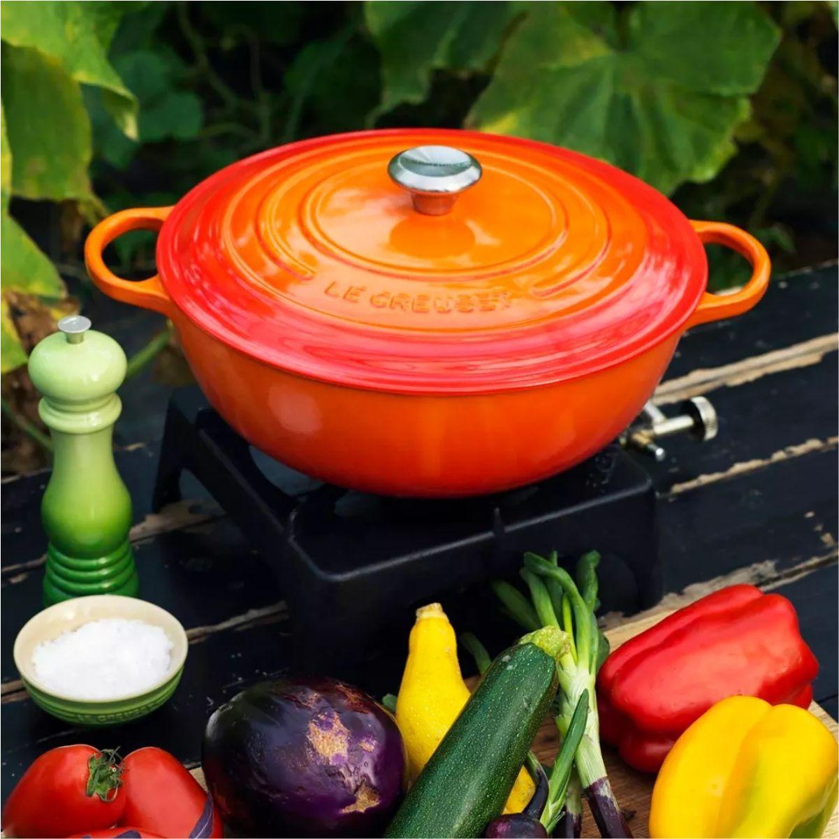 LeCreuset Казан 4,1л оранжевая лава