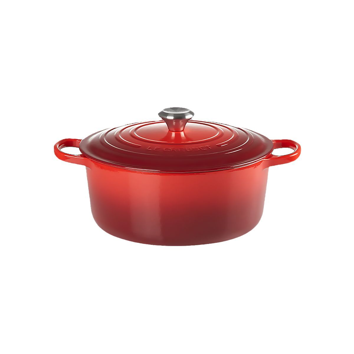 LeCreuset Кастрюля круглая 24см 4,2л вишневая