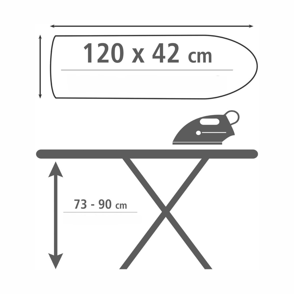 Wenko Доска гладильная Advance 120x42см