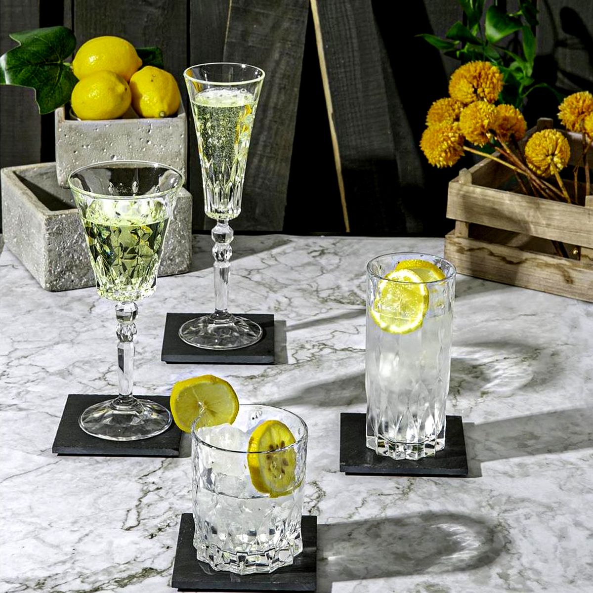 RCR Набор 6 бокалов для шампанского Marilyn 170мл