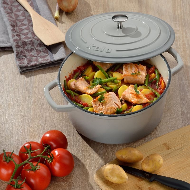 Kela кастрюля Calido серый 4,6л 