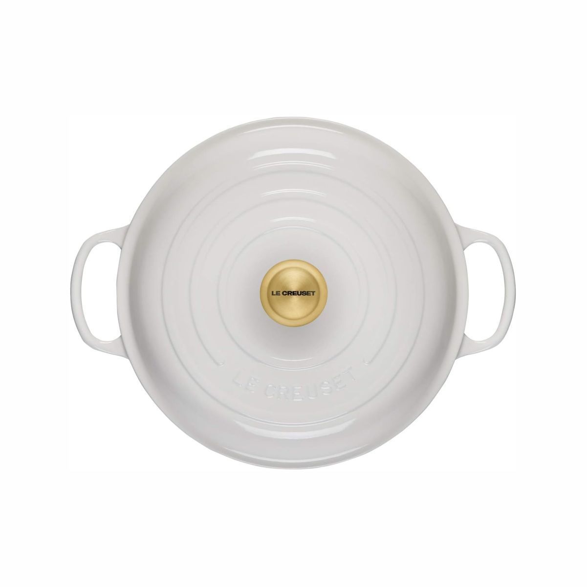 LeCreuset Кастрюля низкая 30см 3,5л White Shallow