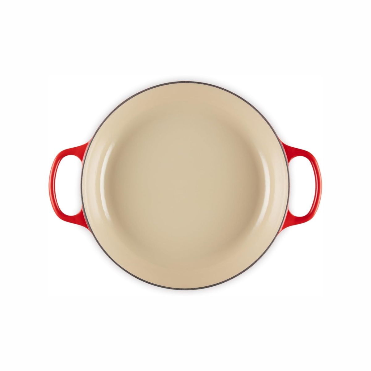 LeCreuset Кастрюля низкая, 3,2л, вишневый
